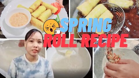 Spring Roll🌯 Recipe | Spring Roll Kaise Banega | Spring Roll Sheet Recipe