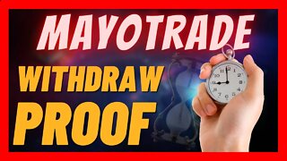 Mayotrade Withdraw Proof 🏧 1.4% To 2.3% Daily Passive Income