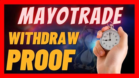 Mayotrade Withdraw Proof 🏧 1.4% To 2.3% Daily Passive Income