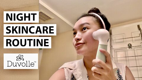 Night Skincare Routine | Duvolle Radiance Spin-Care System