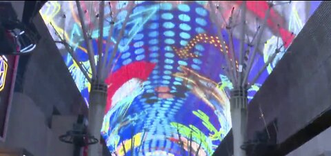 Fremont Street canopy getting makeover