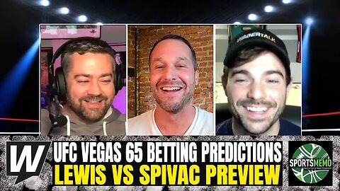 UFC Picks, Predictions & Odds | Derrick Lewis vs Sergey Spivac Betting Preview | Inside the Distance