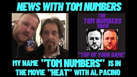 NEWS WITH TOM NUMBERS: My Name is in the movie “HEAT” with AL PACINO