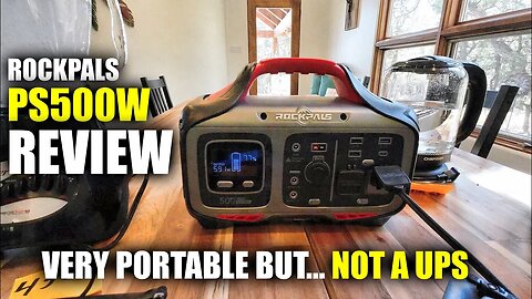 RockPals 500w PS500 Power Station Review with SP003 Solar Panel - One Issue That Can't Be Overlooked