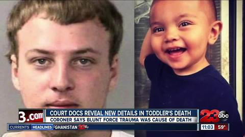 Court documents reveal new details in toddler's death