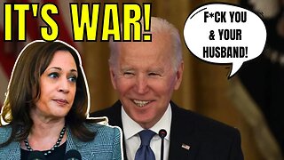 Biden Is FEUDING with Kamala Harris & Her Hubby! Thinks She's DUMB & HATES DOUG EMHOFF!