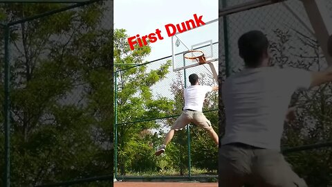 #firstdunk #shortvideo #basketball #dunk