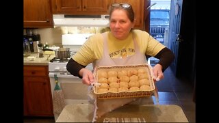 Making Pumpkin Dinner Rolls