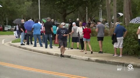 Passionate voters not phased by long lines in Palm Beach County