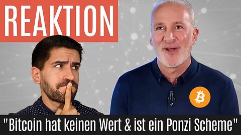 "Bitcoin hat keinen Wert & ist ein Ponzi Scheme" - Reaktion auf @Peter Schiff 🧐