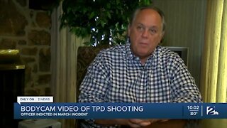Bodycam video of TPD shooting, officer indicted in March incident