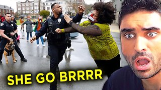 KAREN Tries To Arrest a Cop.. 🤦 ( It Goes BADLY Wrong ) - SKizzle Reacts to Karens