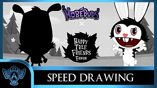 Speed Drawing: Happy Tree Friends Fanon - Bunnicula | Mobebuds Style