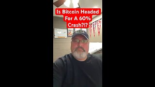 Is Bitcoin headed for a 60% crash?!?