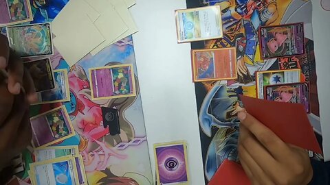 Giratina VStar/Leafeon VStar vs Mew VMAX at @PocketSloths | Pokemon TCG