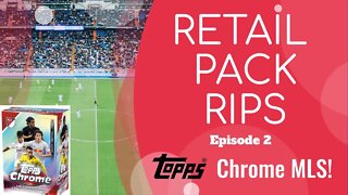 Retail Pack Rips | Ep. 2 | Topps Chrome MLS Blaster Box Opening | Searching for USMNT and Prospects!