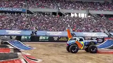 Crazy Monster Truck Freestyle Moments | Monster Jam highlights.Woa Doodles Funny Videos