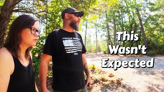 He Showed Up Unannounced | DIY Shed To House | Couple Builds Tiny Homestead In The Woods