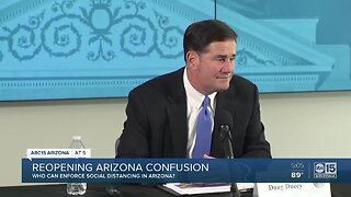 Reopening Arizona confusion