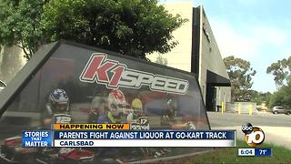 Parents fight against liquor at go-kart track