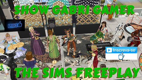 SHOW GABRI GAMER THE SIMS FREEPLAY TEMÁTICA DE KEILAH