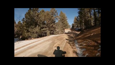 2021 Riding Around - vlog #9 - Mt Herman Rd - What its like with snow!