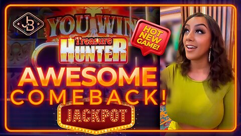 Treasure Hunter Slot Pays Big! AWESOME COMEBACK!