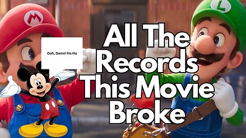 The Super Mario Bros Movie Has Beat Some Of Disney's Prior Box Office Records