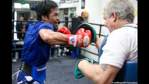Manny Pacquiao Conditioning and Footwork Training Update.. MUST WATCH!! Update