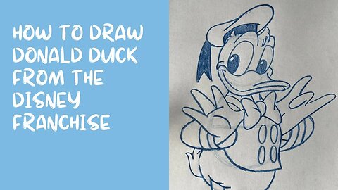 How to Draw Donald Duck from the Disney Frachise