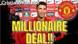 🌟 AGAIN!! 😎 CRISTIANO RONALDO APPROACHES A 💰 MILLIONAIRE 💰 AGREEMENT WITH THE CLUB - LATEST NEWS