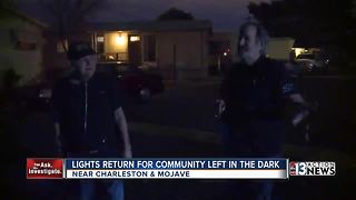 Left in the dark: Elderly neighbors turn to 13 Action News to fix street lights