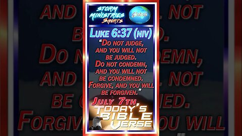 JUL 07, 2023 | UNLOCKING the POWER of FORGIVENESS through Luke 6:37 NIV on Global Forgiveness Day!