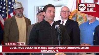 Governor Ron DeSantis signs executive order to implement major water reforms