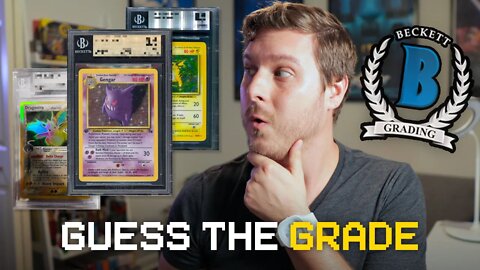 Let's play *Guess the Grade* with our latest Beckett Return of Pokémon Cards!