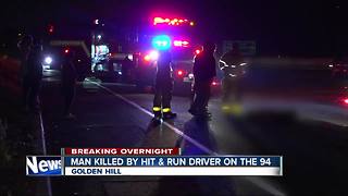 Man hit, killed by vehicle on SR-94 in Golden Hill area