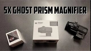 New 5X Flip To Side Prism Magnifier (Monstrum GHOST)