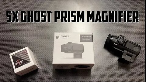 New 5X Flip To Side Prism Magnifier (Monstrum GHOST)