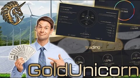 GOLD UNICORN | Crypto Trading & Green Solar Energy Come Together 4 MASSIVE Profits Up To 2% DAILY!