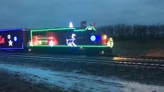The train with the most Christmas spirit in the world!