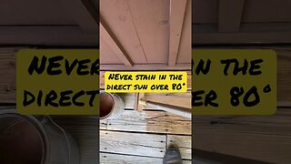 DIY Deck Staining #paintingtutorial #handymantips