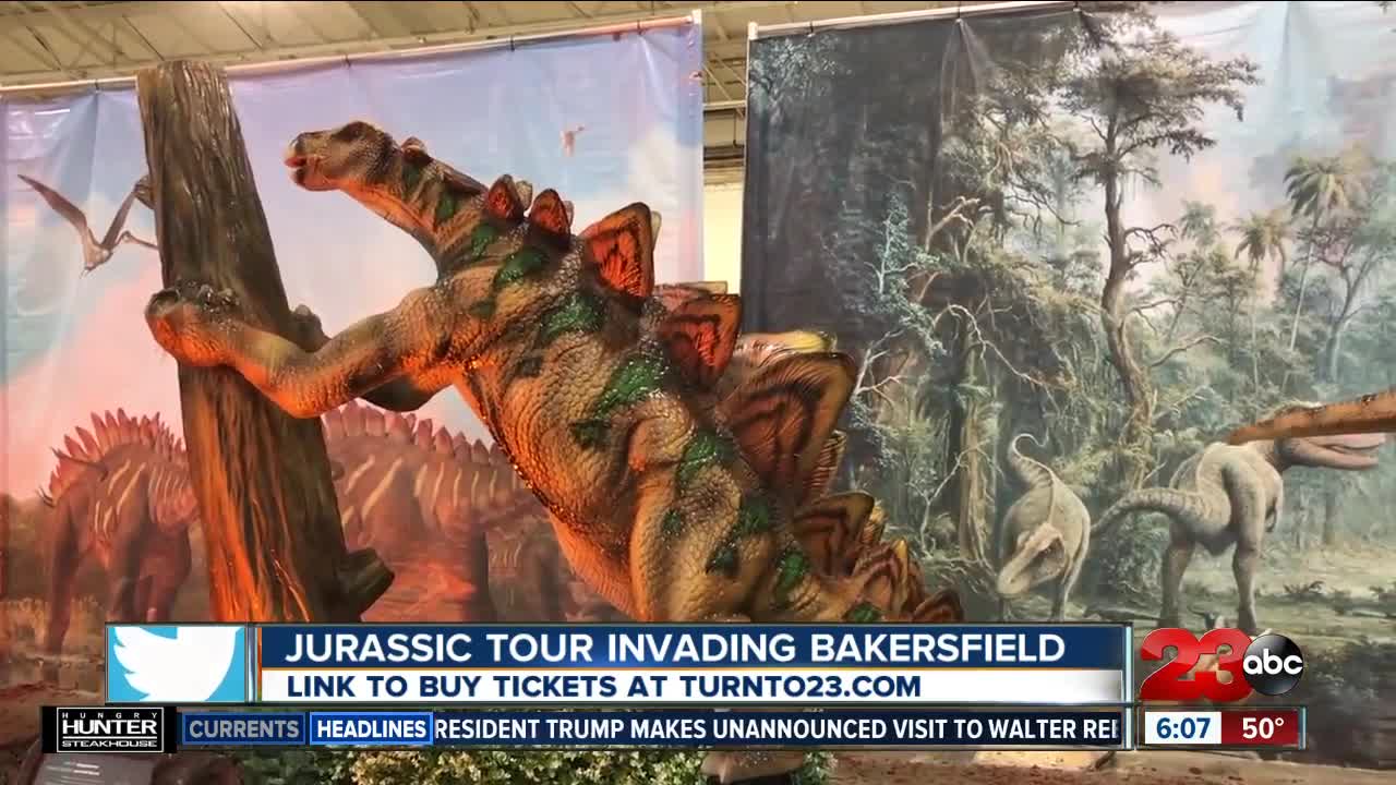 Jurassic Tour Invading Bakersfield