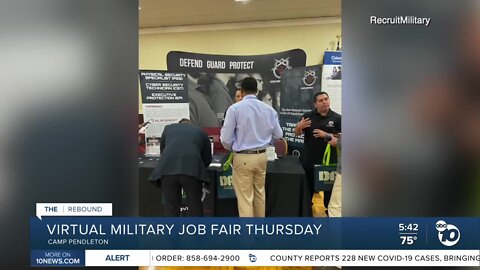 Virtual military job fair being held this week