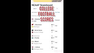 College Scores &My pick em