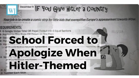 School Forced To Apologize When Hitler-themed Homework Leaves Parents In Uproar