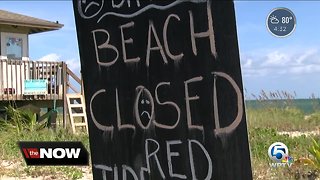 Beaches remain closed in Indian River County due to red tide