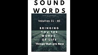 Sound Words, Things that are New