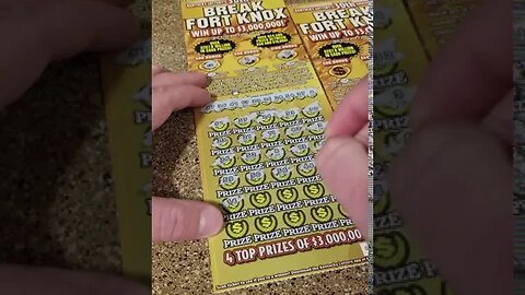 5X Lottery Scratch Off Winning Ticket!!