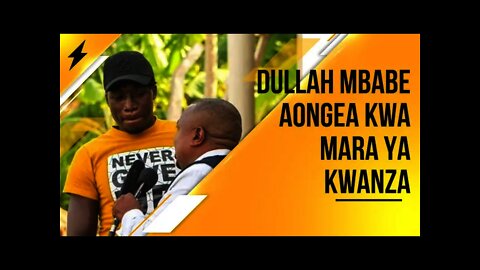 DULLAH MBABE: Aongea kwa mara kwanza tangu atoke kupigwa na KATOMPA