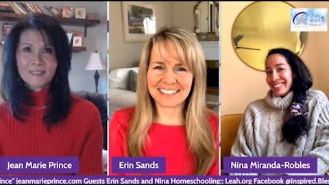 Episode 2 Guests Erin Sands & Nina Miranda Robles on "Inspired Blessings with Jean Marie Prince."